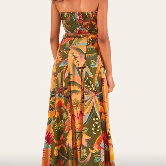 FARM Rio Multicolor Tropical Print Top - Picture 3 of 4